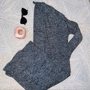 heather grey duster